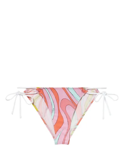 PUCCI Calcinha de biquíni com estampa Marmo