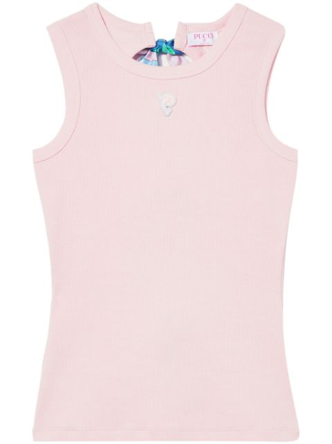 PUCCI Iride-ribbon tank top