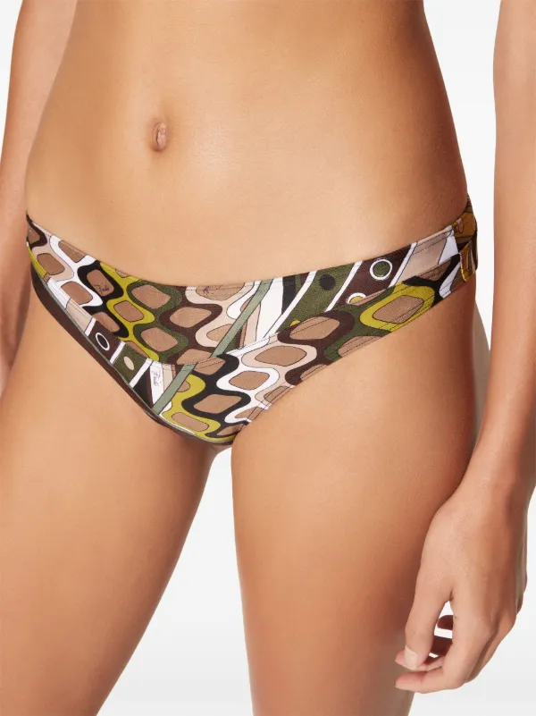 【さり気なく差がつく！】PUCCI Vivara ビキニトップ&ボトム PUCCI Vivara ビキニボトム | グリーン | FARFETCH JP