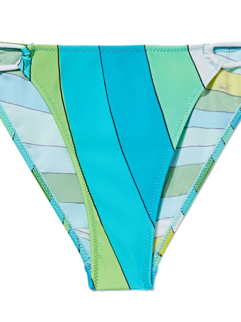 PUCCI Iride-print bikini bottoms - Blauw