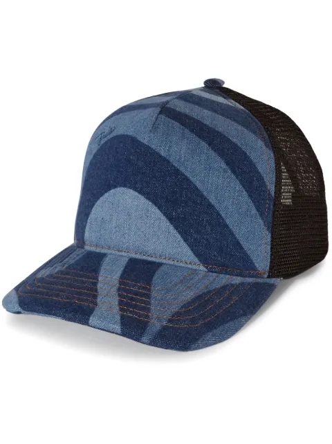 PUCCI gorra de mezclilla con estampado Marmo