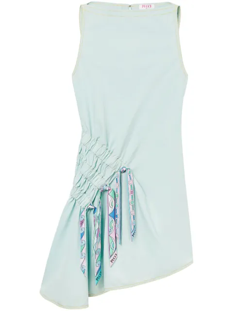 PUCCI Vivara-print ruched minidress
