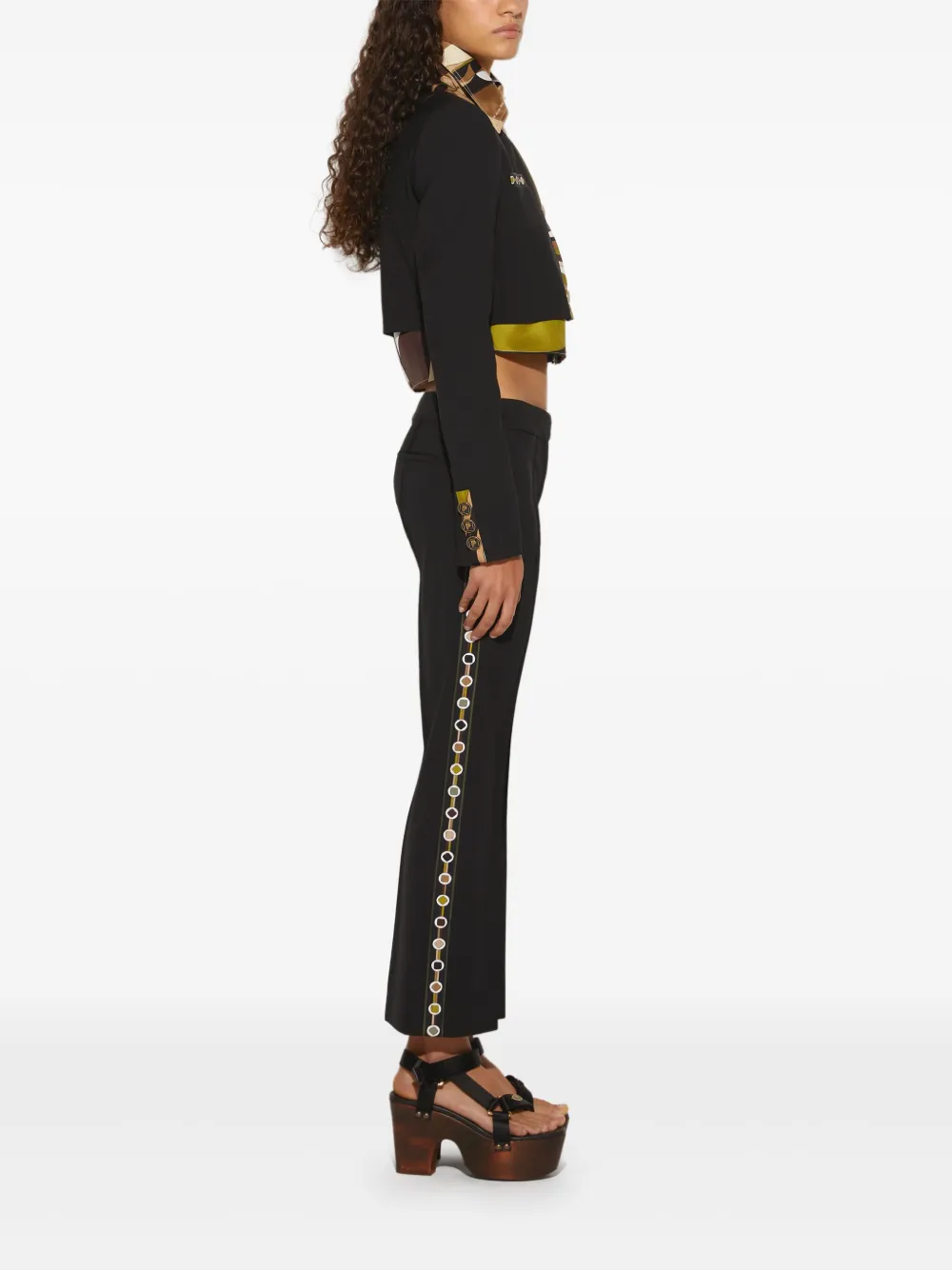 Pucci Vivara-print Jacket In Black