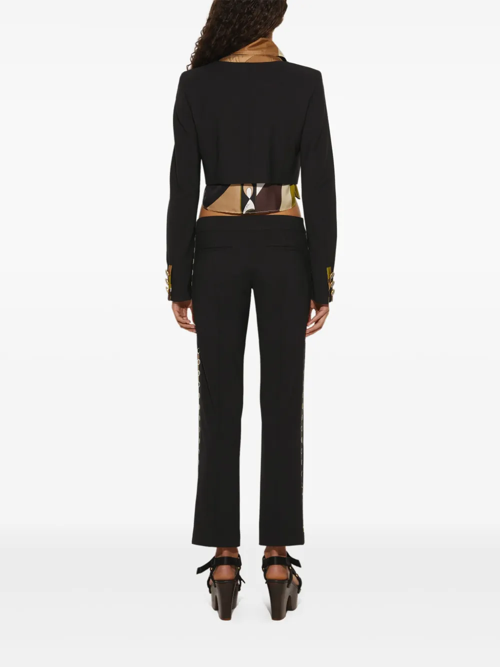 Pucci Vivara-print Jacket In Black