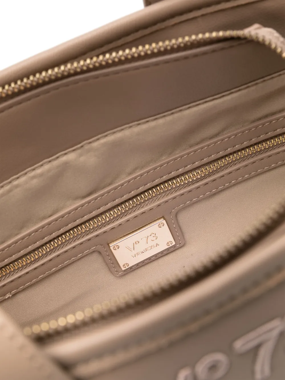 V73 LOGO-EMBROIDERED TOTE BAG