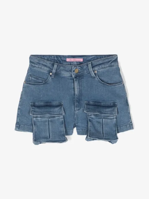 Miss Blumarine shorts cargo de mezclilla