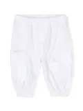 Le Bebé Enfant mid-rise cargo trousers - White