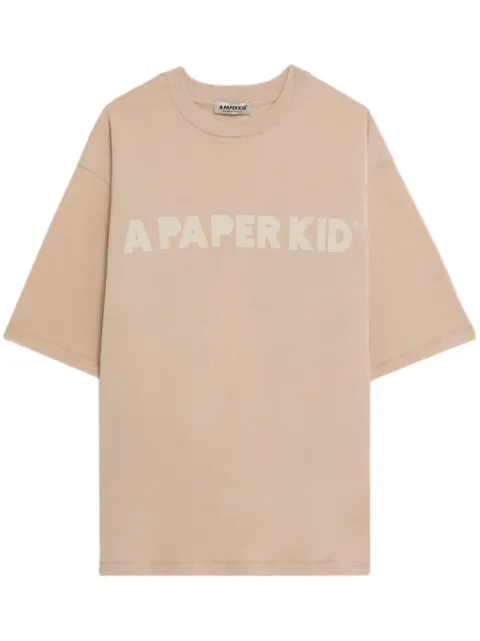 A Paper Kid logo-print t-shirt 