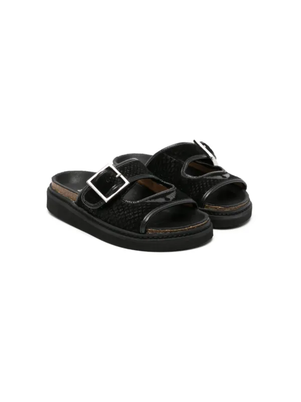 Zadig Voltaire Kids Sandalen Met Gesp Zwart FARFETCH NL