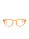 Lesca Posh square-frame glasses - Orange