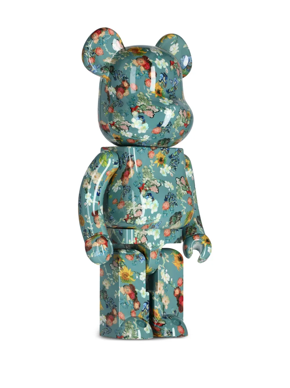 Shop Medicom Toy X Van Gogh Be@rbrick 1000% Figure In Green