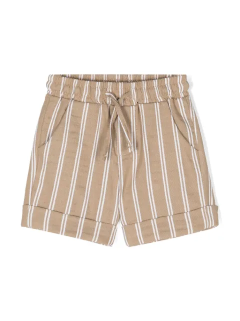 Le Bebé Enfant striped mid-rise shorts