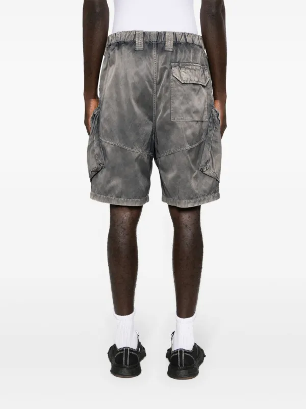 Maison MIHARA YASUHIRO ロゴパッチ カーゴショーツ | ブラック  