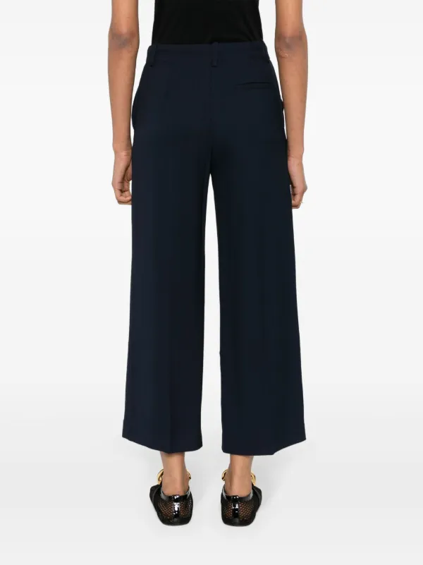 Erika Cavallini straight-leg Cropped Trousers | Blue | FARFETCH UK