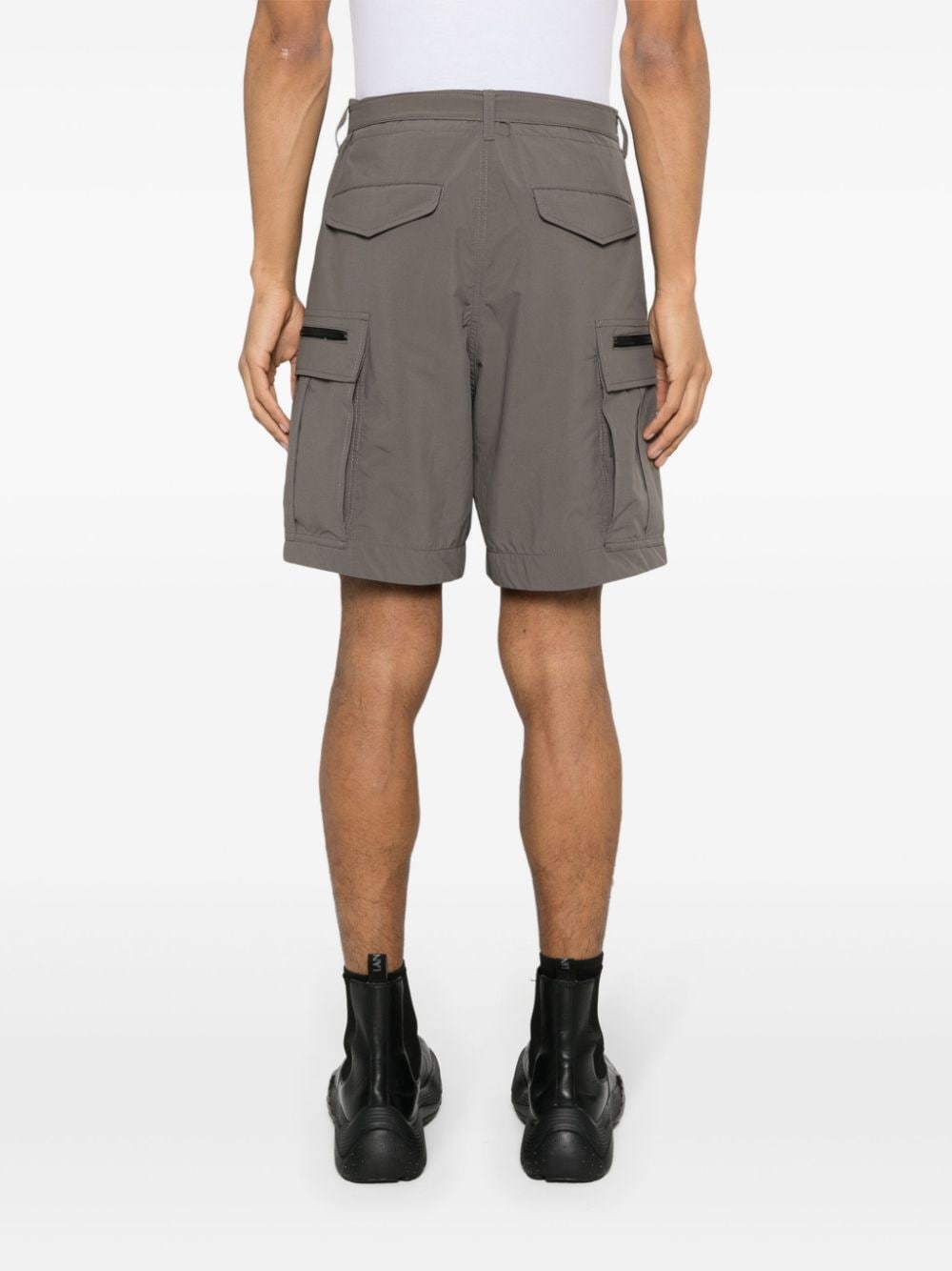 sacai Cargo shorts met ceintuur Grijs