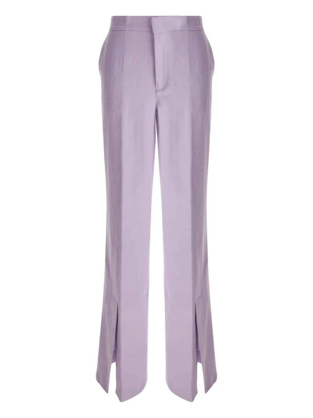 TWINSET Pantaloni con spacco sull'orlo - Viola