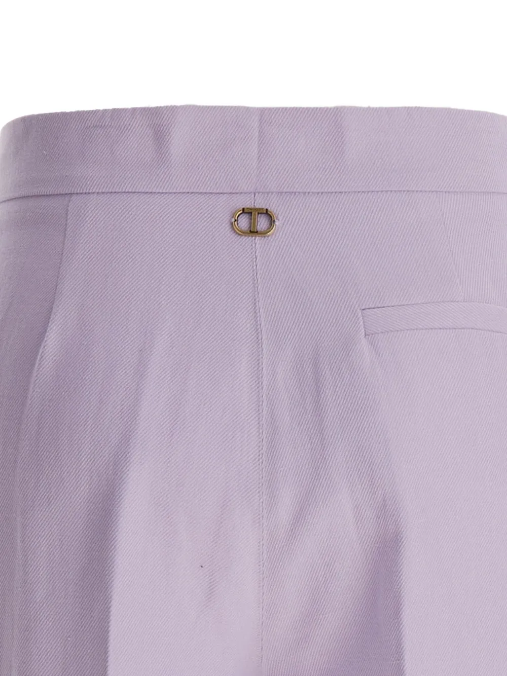 TWINSET Broek met split Paars