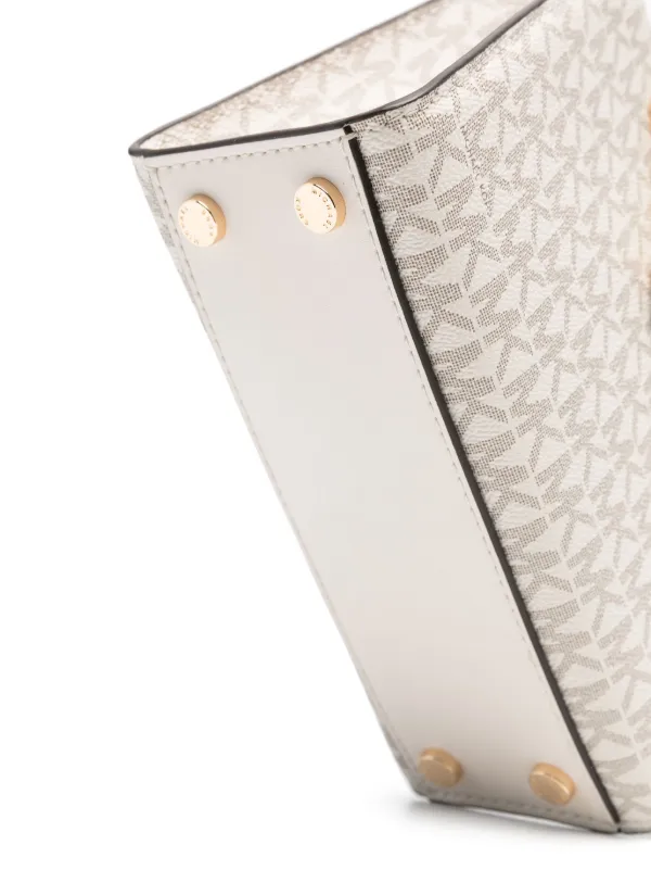 Michael Kors Cynthia monogram-pattern Mini Bag | Neutrals