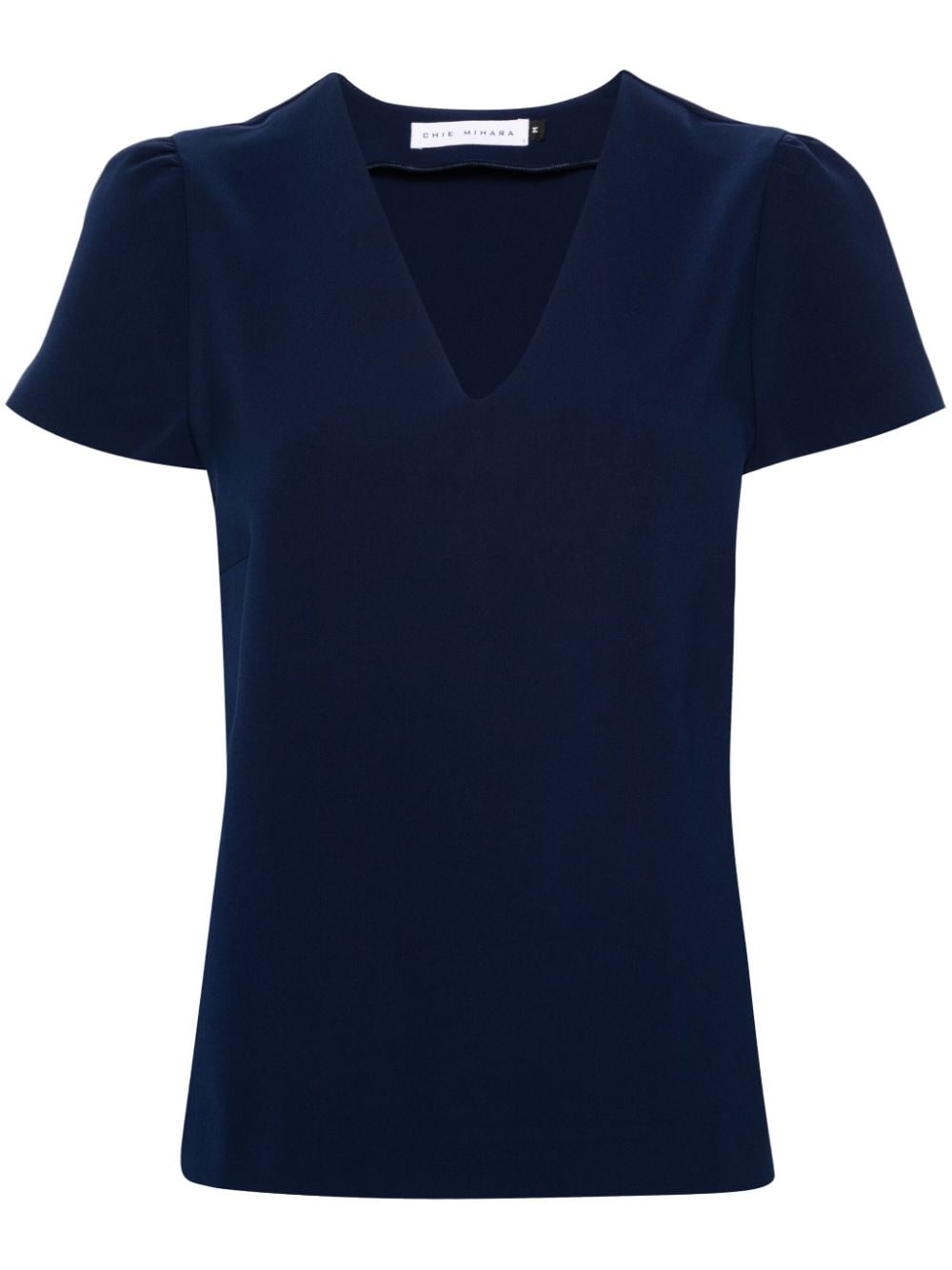 Chie Mihara Londres Cap-sleeves T-shirt In Blue