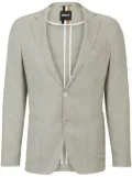 BOSS single-breasted blazer - Green