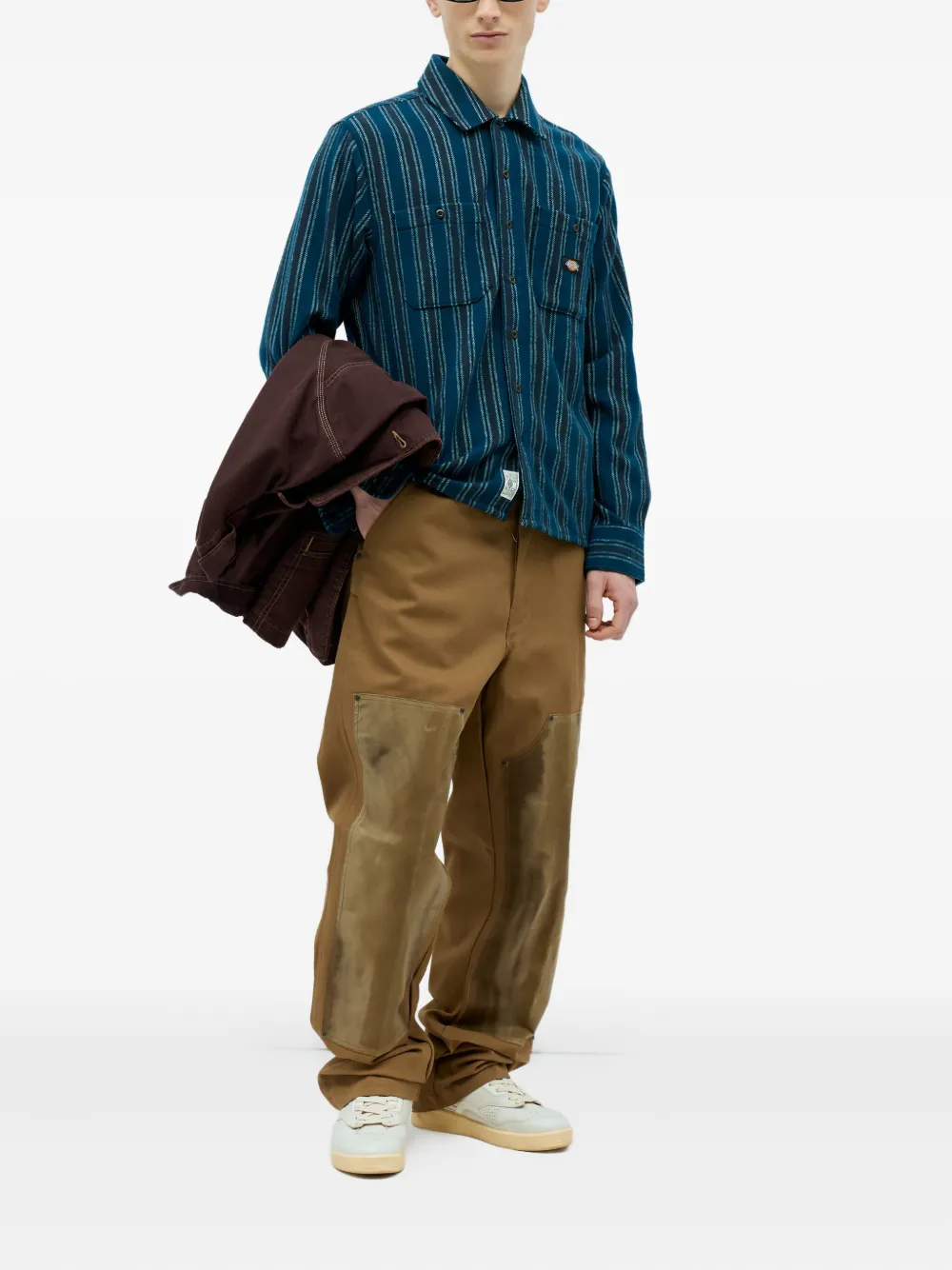 DICKIES striped long-sleeve shirt | Shirt Jackets | Image 2