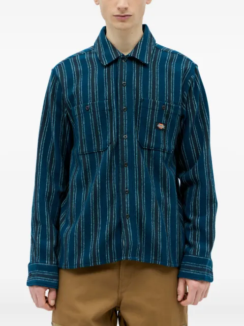 DICKIES striped long-sleeve shirt