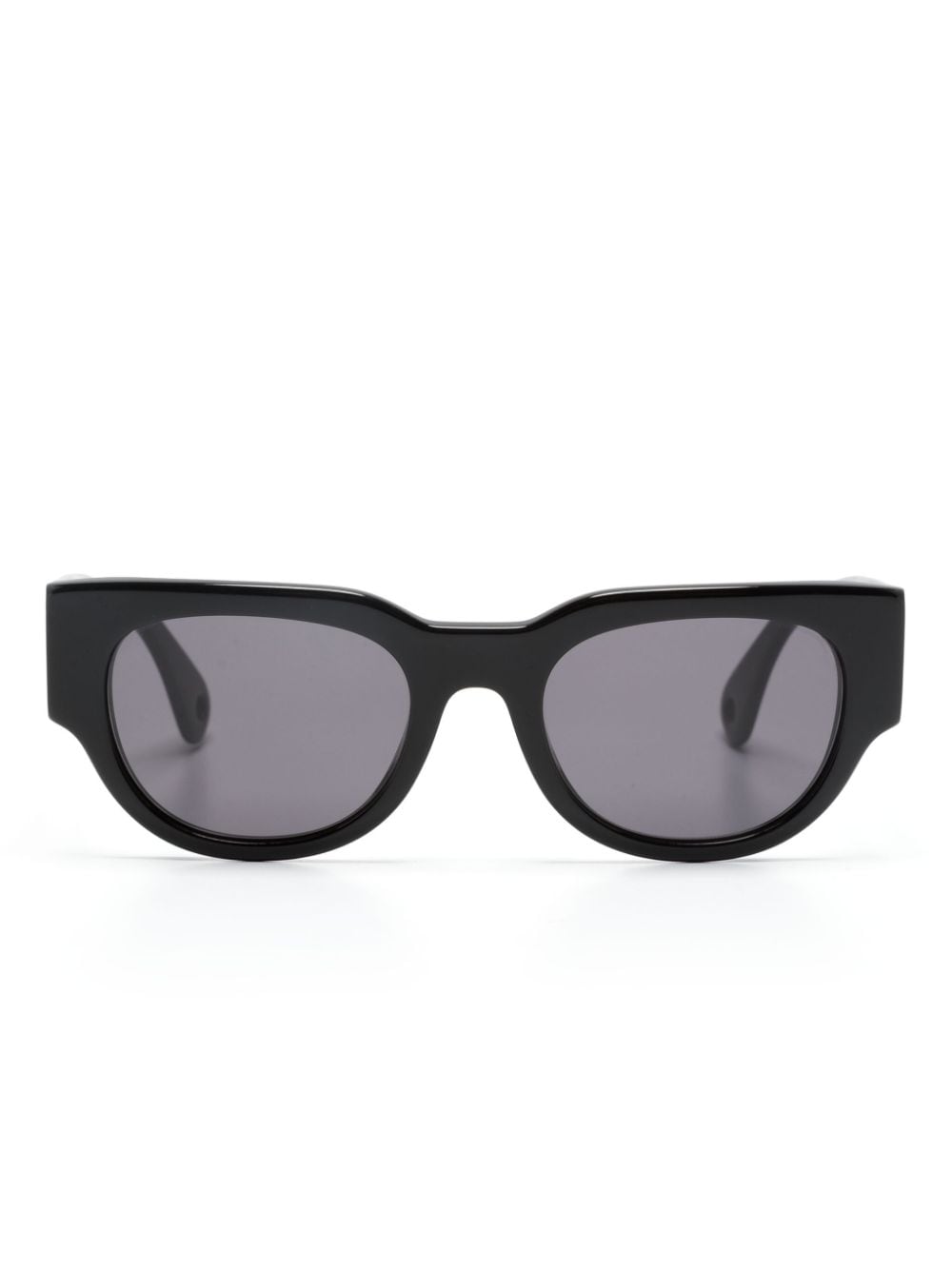 Lanvin LNV670S zonnebril met geometrisch montuur Zwart