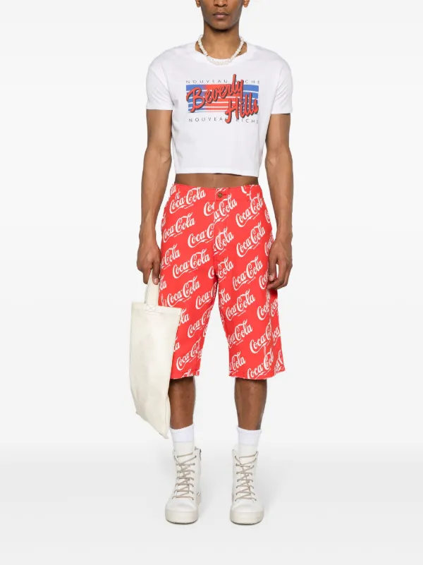 【関税込み】ERL ショートパンツ ERL Coca-Cola ショートパンツ | レッド | FARFETCH JP