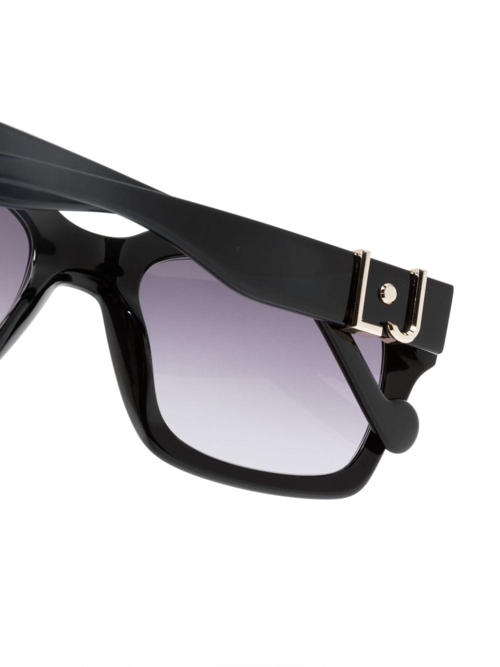 Shop Liu •jo Rectangle-frame Sunglasses In Schwarz