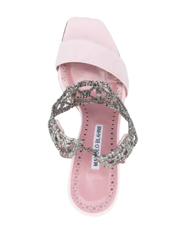 エレガント [MANOLO BLAHNIK] LIERASAN サンダル スエード10.5㎝ エレガント [MANOLO BLAHNIK] LIERASAN サンダル スエード10.5㎝