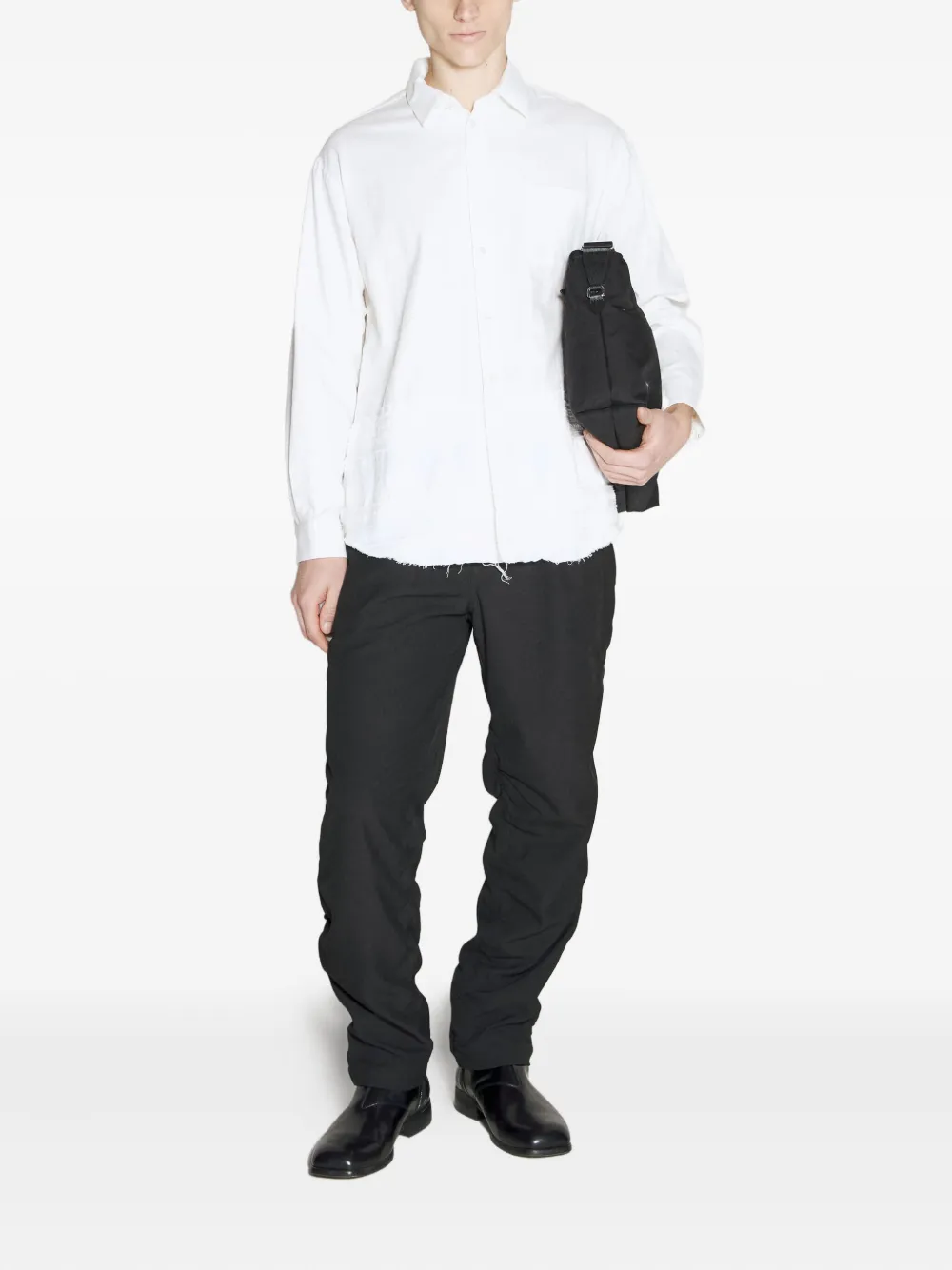 Undercover tassel-detail trousers - Zwart