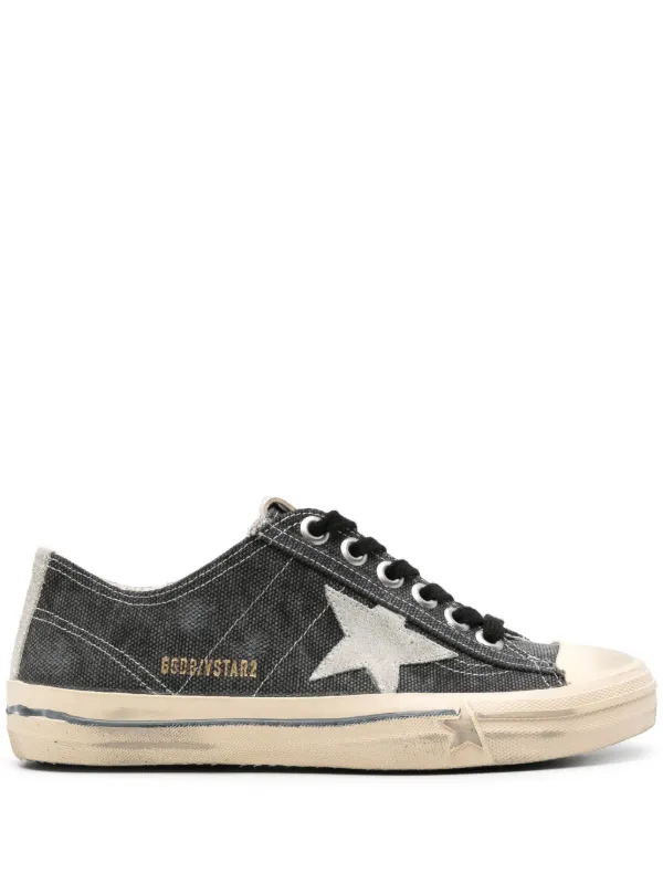 Golden goose canvas sneakers online