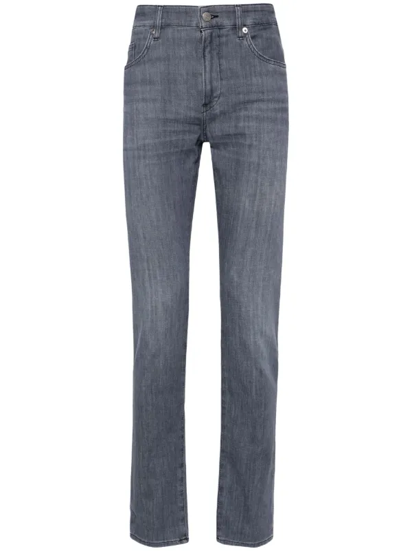 BOSS mid-rise slim-fit Jeans Grey FARFETCH IN