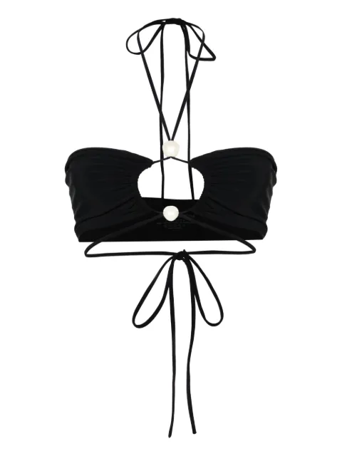 Magda Butrym beaded cut-out bikini bottoms