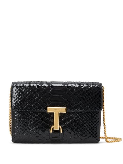 TOM FORD Monarch snakeskin-effect mini bag 