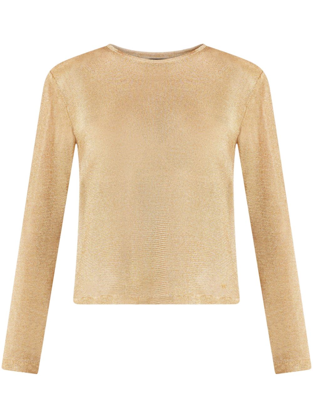 Tom Ford Crew-neck Jersey T-shirt In Gold