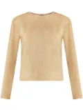TOM FORD Tom Ford Womens Gold Long Sleeve Top