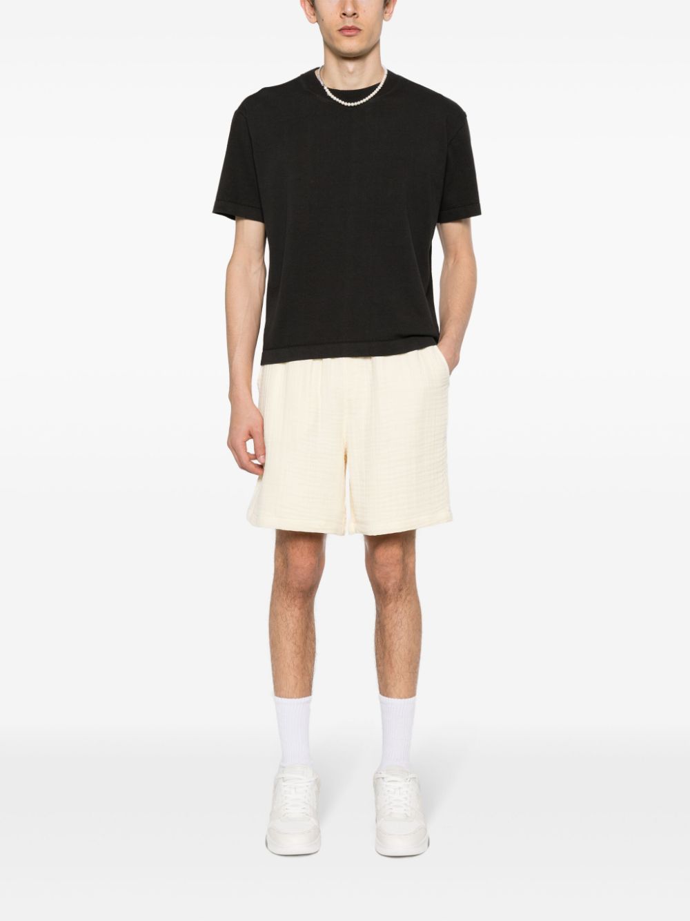 Daily Paper Enzi cotton shorts - Geel