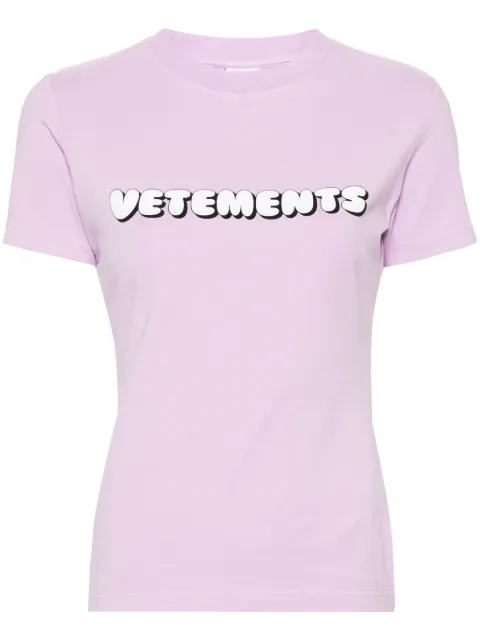 VETEMENTS Camiseta com estampa de logo