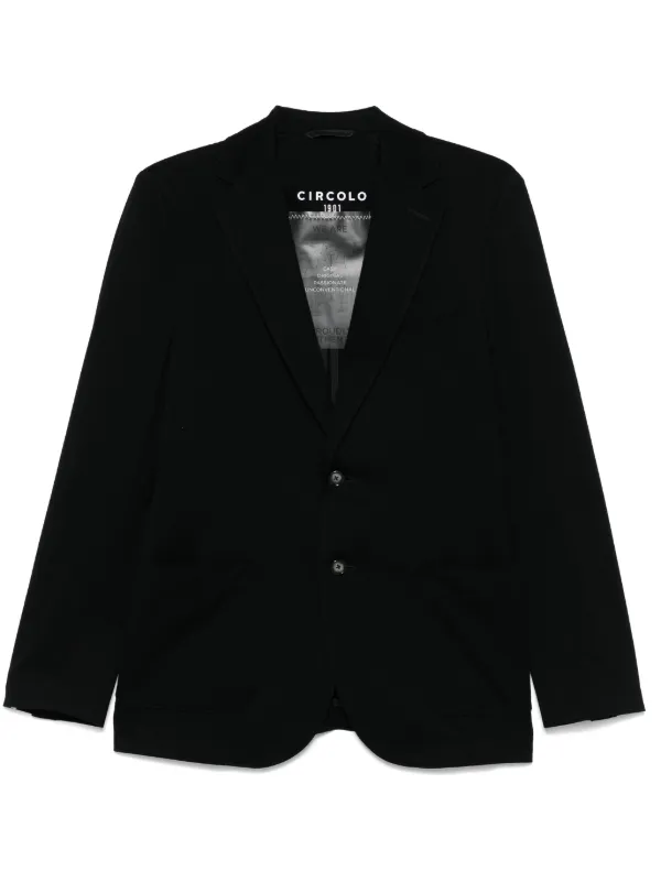 Circolo 1901 ピケ ジャケット | ブラック | FARFETCH JP