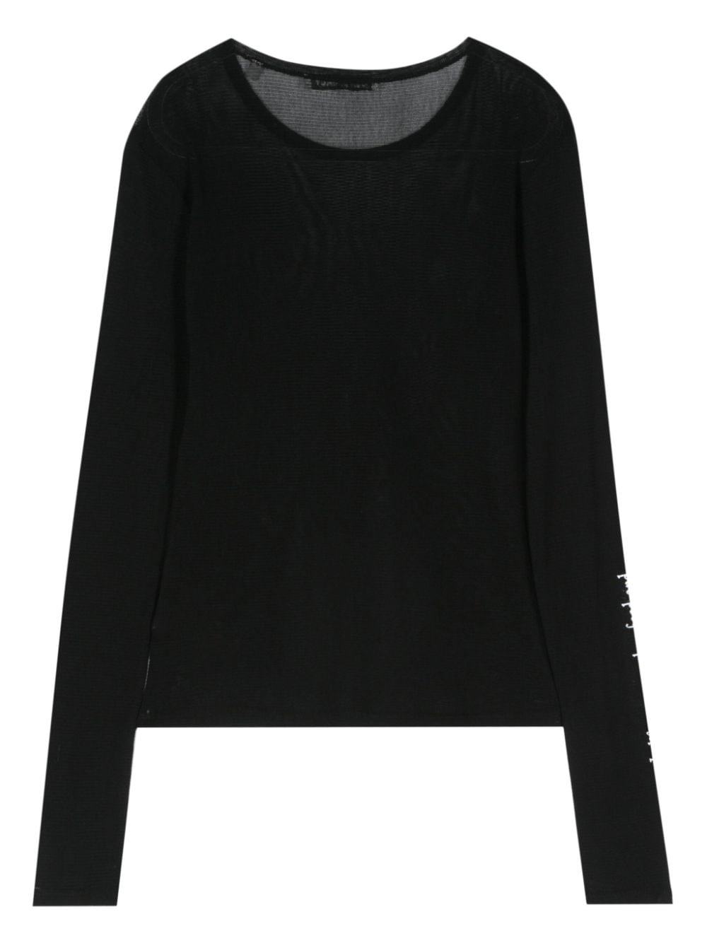 OUR LEGACY long-sleeve cotton T-shirt - Zwart