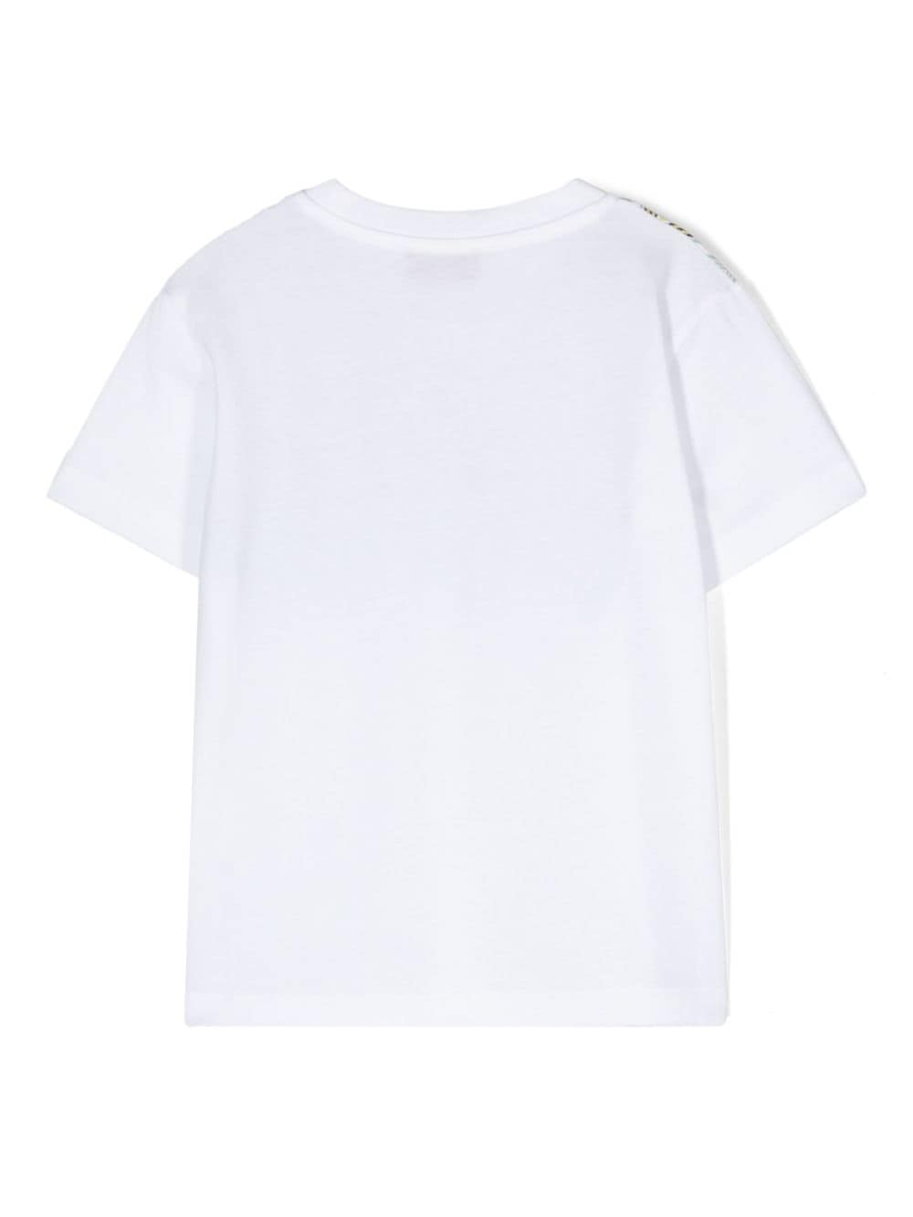 Shop Missoni Zig-zag T-shirt In White