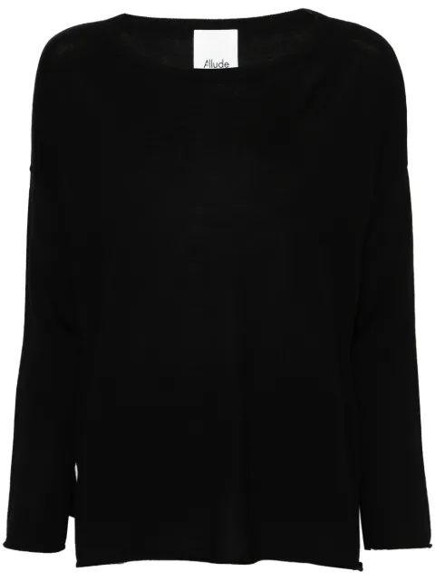 Allude suéter con cuello barco