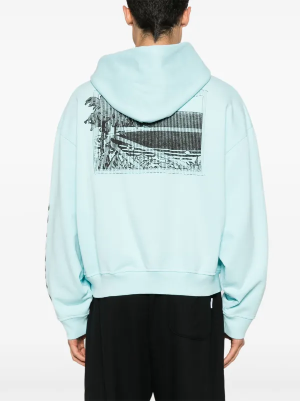 RASSVET ロゴ パーカー RASSVET ロゴ パーカー | ブルー | FARFETCH JP