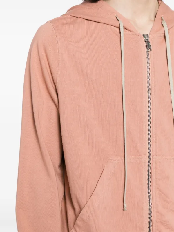Rick Owens DRKSHDW Drawstring Cotton Hoodie | Pink | FARFETCH Rick Owens DRKSHDW Drawstring Cotton Hoodie | Pink | FARFETCH