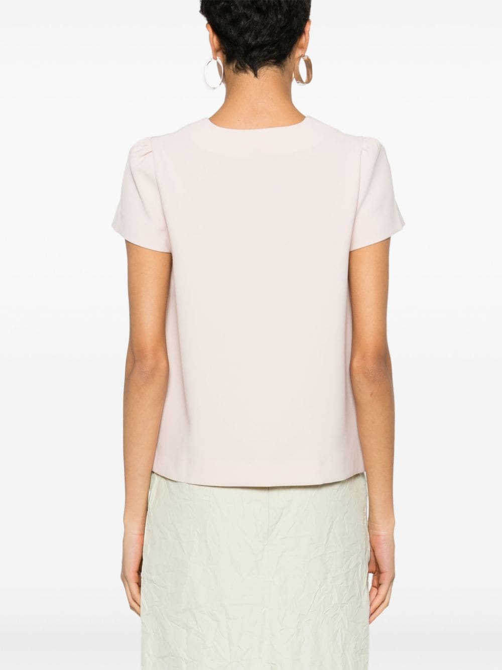 Chie Mihara Short-sleeve Blouse In Pink