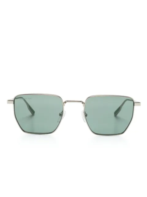 Lacoste logo-engraved geometric-frame sunglasses
