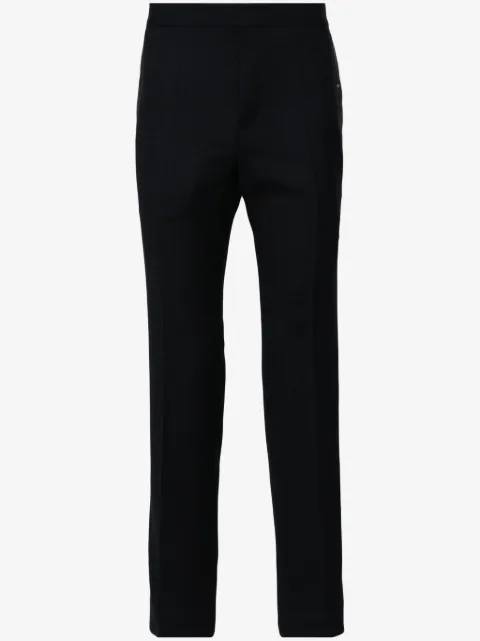 HUGO satin-trim tailored trousers