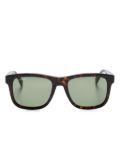 Lacoste wayfarer-frame sunglasses - Brown