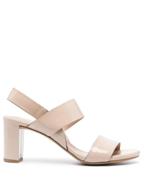 Del Carlo sandalias de charol con tacón de 75mm